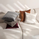 Axyaa Velvet Shell Pattern Throw Pillowcase for Home Decor