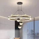 Axyaa Modern Living Room Chandeliers LED Ceiling Lamp Hanging Lights