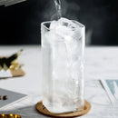 Axyaa Square Glass Cold Drink Cup | Large Capacity Transparent Tea & Wine Cup