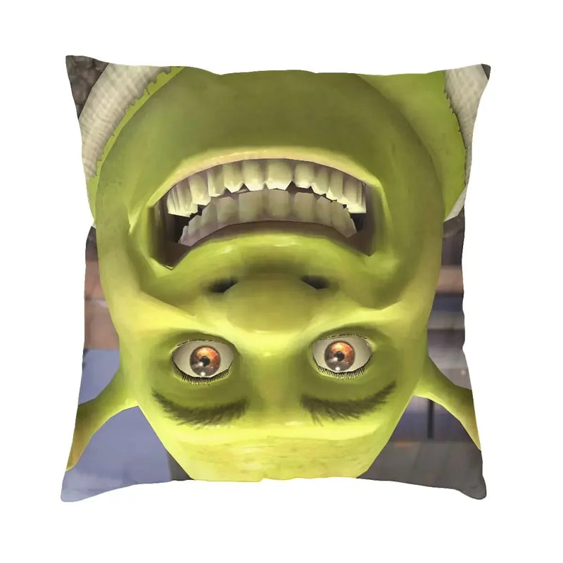 Axyaa Soft Polyester Mona Lisa Pillowcase: Decorative Sofa Cushion Cover