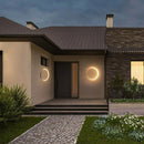 Axyaa Nordic Curved LED Outdoor Wall Light for Elegant Illumination