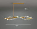 Axyaa Modern LED Pendant Light Chandelier for Living Room and Dining Room