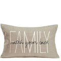 Axyaa Linen Lumbar Pillowcase: 30X50cm Decorative Cushion Cover for Autumn Sofa Decor