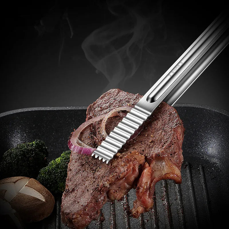 Axyaa Stainless Steel Food Tongs: Buffet & Barbecue Essential for Cooking & Serving
