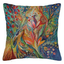 Axyaa Bird Flower Linen Pillowcase Sofa Cushion Cover Home 40x40-60x60
