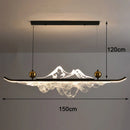 Axyaa Modern LED Pendant Chandeliers for Living and Dining Room Lighting