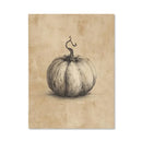 Axyaa Autumn Witch Jack-O-Lantern Canvas Prints for Modern Halloween Home Decor