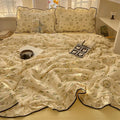 Axyaa Cloud Kapok Knit Cotton Summer Quilt Set