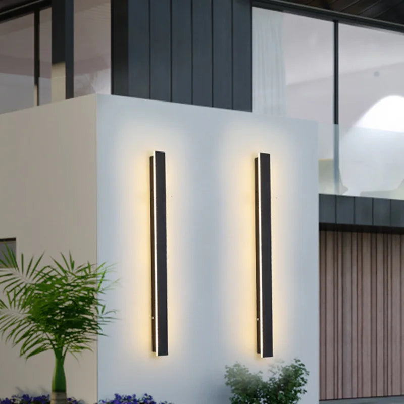 Axyaa Modern IP65 LED Wall Lamp for Outdoor Garden Decor