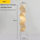 Axyaa Noguchi Floor Lamp: Japanese Wabi Sabi Design, LED Standing Light for Home, Hotel