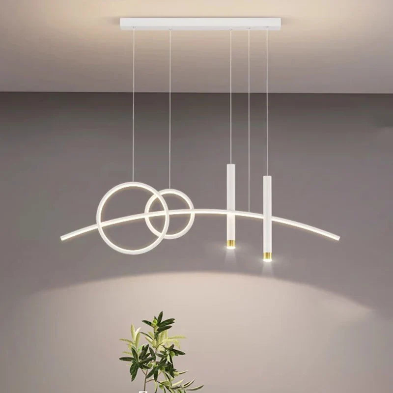 Axyaa Modern Dine Pendant Light Chandelier - Indoor LED Ceiling Lamp