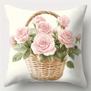 Axyaa Mother's Day Pillowcase Set with Book and Flower Design