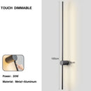Axyaa 360° Rotatable LED Wall Sconce, Touch Dimmable & Adjustable Brightness