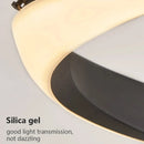Axyaa Modern LED Circle Chandelier - Nordic Design Pendant Lamp for Dining Room and Bedroom