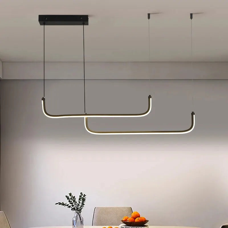 Axyaa Aluminum LED Pendant Lamps for Dining Room, Bedroom, Living Room