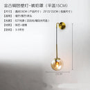 Axyaa Nordic Gold LED Wall Lamp Modern for Living Room Bedroom Home Decor