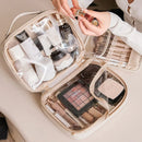 Axyaa Multilayer Square Cosmetic Bag Waterproof Makeup Pouch