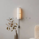 Axyaa Fabric Linen Shade LED Wall Sconce for Bedroom & Living Room