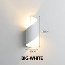 Axyaa Modern LED Wall Lamp 10W Indoor/Outdoor Waterproof Sconce Light