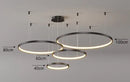 Axyaa LED Ring Chandelier for Dining and Living Room Lighting
