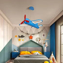 Axyaa Airplane Kids Room LED Pendant Light