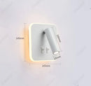 Axyaa Adjustable USB Wall Lamp for Bedroom Study, Minimalist LED Reading Light