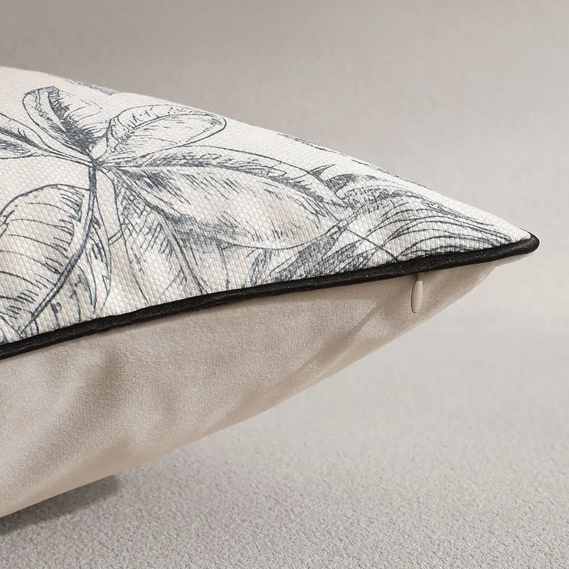 Axyaa Nordic Style Decorative Cushion Cover for Living Room, 45x45 Square Sofa Pillow Case