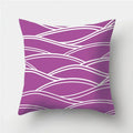 Axyaa Geometric Pattern Polyester Cushion Cover for Sofa Decor or Throw Pillow