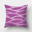 Axyaa Geometric Pattern Polyester Cushion Cover for Sofa Decor or Throw Pillow