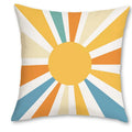 Axyaa Geometric & Nature-Print Pillow Covers - Vibrant Sofa, Bedroom, Car Cushion Cover