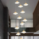 Axyaa Modern LED Chandeliers for Dining Room | Pendant Lights for Ceiling | Indoor Lighting