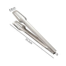 Axyaa Stainless Steel BBQ Food Tongs for Cooking, Buffet, and Grilling