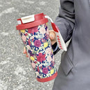Axyaa Double Drinking Thermal Water Bottle, 500ML Stainless Steel Insulated Mug