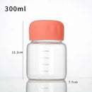 Axyaa High Borosilicate Glass Portable Coffee Cup with Scale