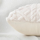 Axyaa Vintage Knitted Plush Pillow Cover for Sofa Couch 45x45cm Cozy Cushion Case