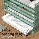 Axyaa Desk Organizer Stackable Tray Set with Pen Holder