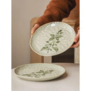 Axyaa Ceramic Shallow Pasta Dish - Restaurant Cake Arrangement