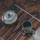 Axyaa Snowflake Wooden Pot Cushion Insulation Pad for Dining Table & Kitchen