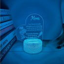Axyaa Vision Stereo 3D Night Light - Bedroom Decoration - Atmosphere Night Light
