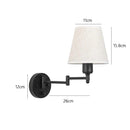 Axyaa Nordic Swing Wall Lamp with Dimmable Switch