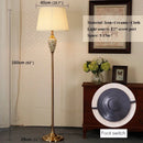 Axyaa Modern Chinese Ceramics LED Floor Lamp for Home Living Room & Bedroom