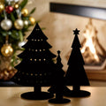 Wooden Christmas Tree Ornaments Set for Festive Home Decor by Axyaa