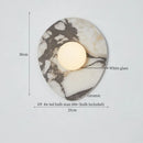 Axyaa Wabi Sabi Ceramic LED Wall Sconce Bedside Lamp Interior Lighting