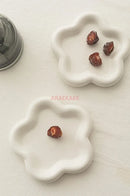 Axyaa Flower Plate: Exquisite Dining Plate, High Grade, Cute Dessert Plate