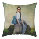 Axyaa European Style Cotton Linen Cushion Cover 45x45cm