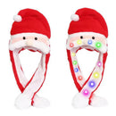Axyaa LED Santa Jumping Moustache Hat | Light Up Glow Christmas Gift