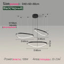 Axyaa Nordic Triangle Ring Pendant Lamps for Home Decor Lighting Fixture