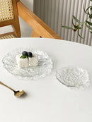 Axya Handmade Glass Storage Plate for Home Decor, Kitchen, Photography Props
