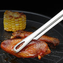 Axyaa Stainless Steel Long Handle Food Tongs for BBQ and Cooking