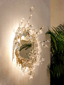 Axyaa Modern LED Flower Mirror Wall Light for Bathroom and Dressing Mirror